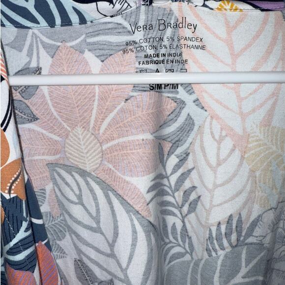 New Vera Bradley Palm Floral Knit Robe S/M - Picture 3 of 7